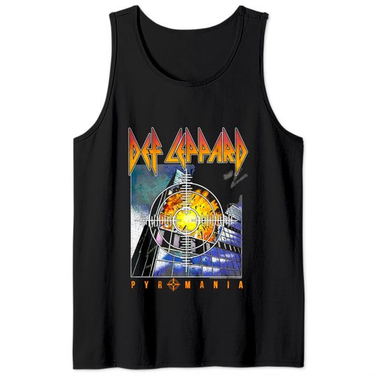 Def Leppard Pyromania Tank Tops