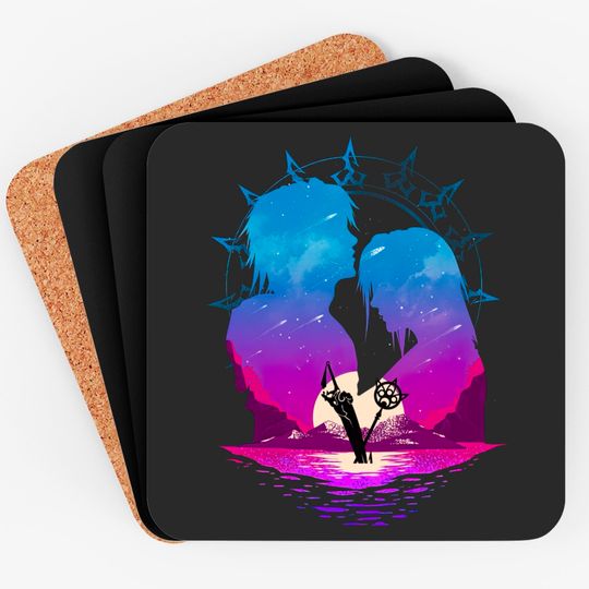 tidus x yuna - Final Fantasy - Coasters