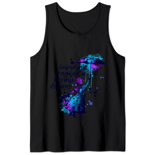 Mary watercolor - Mary Poppins - Tank Tops