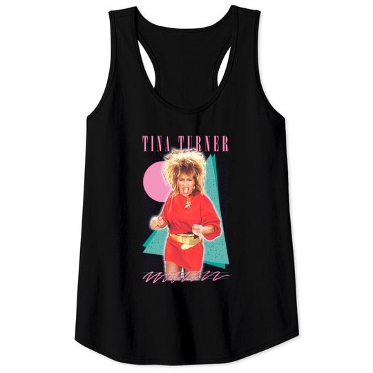 Tina Turner /// 80s Style Retro Fan Art Design - Tina Turner - Tank Tops