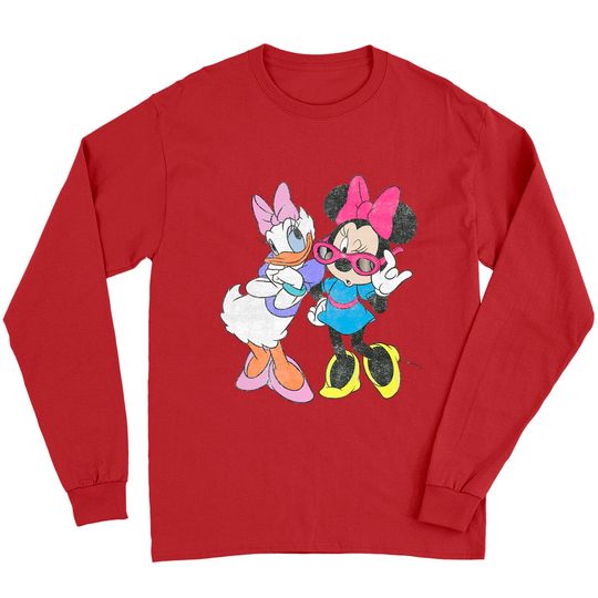 Disney Mickey And Friends Daisy and Minnie Fashion Shirt, Daisy & Minnie TShirt, Disney Family Trip Unisex Long Sleeves