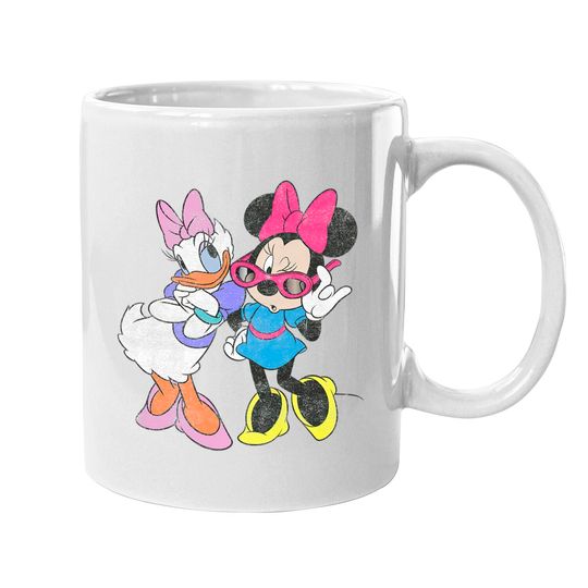 Disney Mickey And Friends Daisy and Minnie Fashion Shirt, Daisy & Minnie TShirt, Disney Family Trip Unisex Mugs