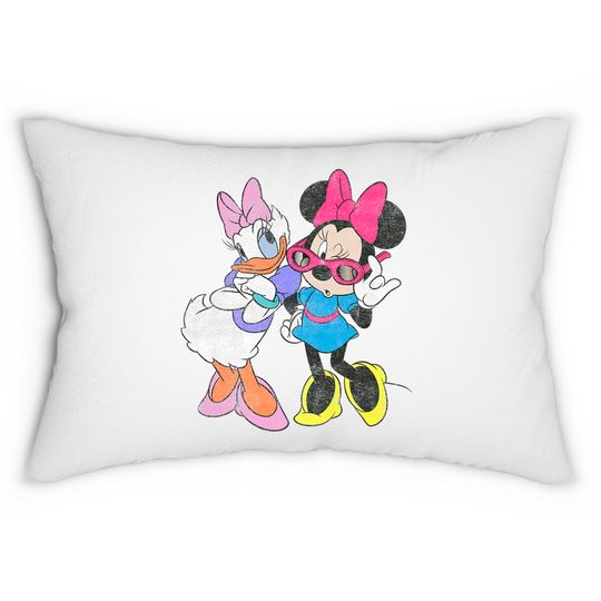 Disney Mickey And Friends Daisy and Minnie Fashion Shirt, Daisy & Minnie TShirt, Disney Family Trip Unisex Lumbar Pillows