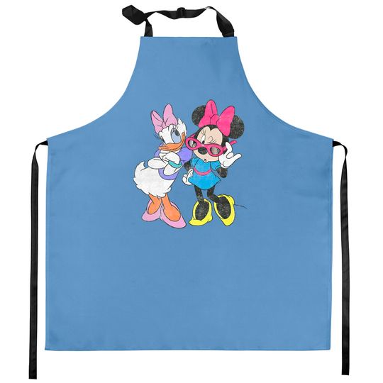 Disney Mickey And Friends Daisy and Minnie Fashion Shirt, Daisy & Minnie TShirt, Disney Family Trip Unisex Kitchen Aprons
