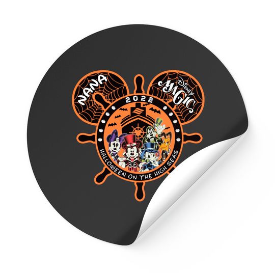 Disney Halloween Cruise Stickers, Disney Halloween Stickers