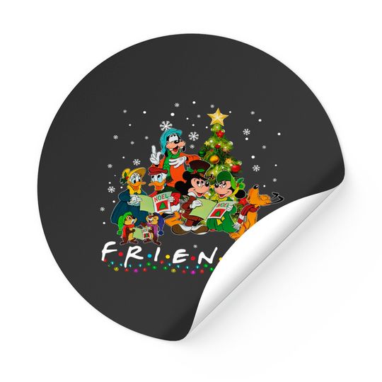 Disney Friends Merry Christmas Stickers