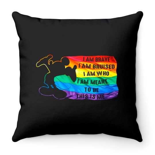 Disney Pride Throw Pillows, Pride Month Throw Pillows