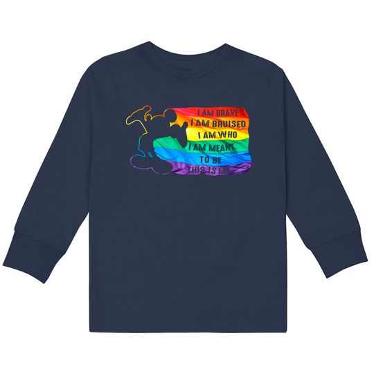 Disney Pride Kids Long Sleeve T-Shirts, Pride Month Kids Long Sleeve T-Shirts