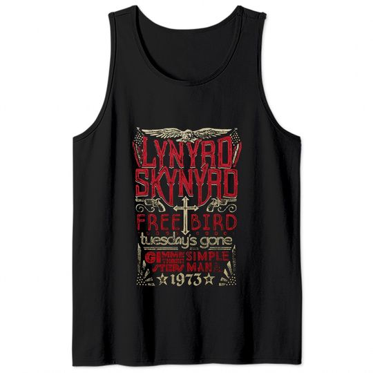 Men's Lynyrd Skynyrd Free Bird 1973 Tank Tops