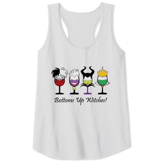 Bottoms Up Witches - Villain Disney Shirt, Villain Disney Shirt, Villain Shirt, Wicked Disney Shirt, Disney Family Tank Tops, Gift Idea