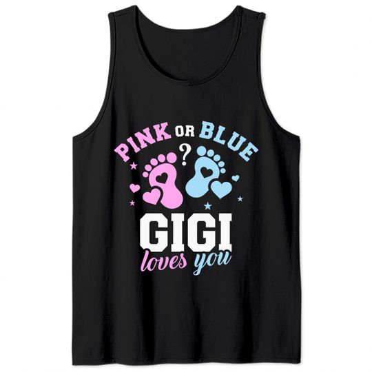 Gender reveal gigi Tank Tops