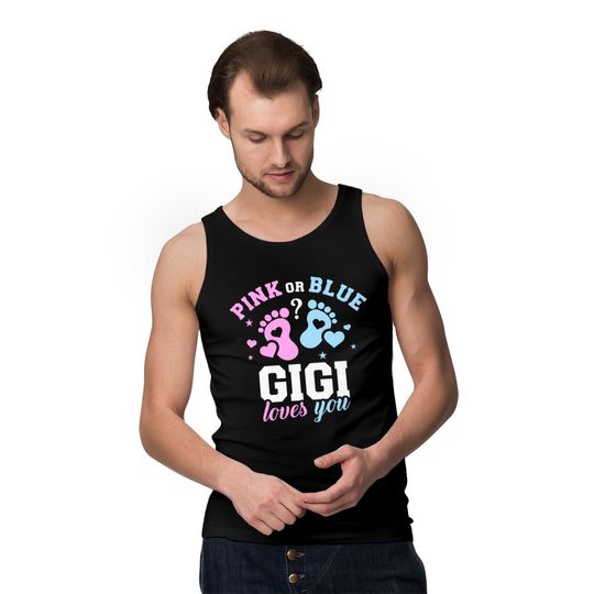 Gender reveal gigi Tank Tops