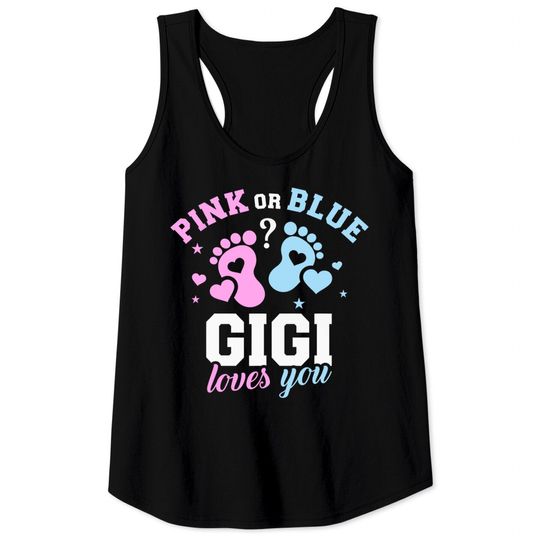Gender reveal gigi Tank Tops