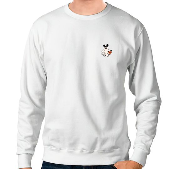 Retro Mickey Ghost and Pumpkin Sweatshirts, Vintage Disney Halloween Tee, Cute Disney Ghost, Mickey Pumpkin, Mickey Boo Tee, Disneyland Halloween