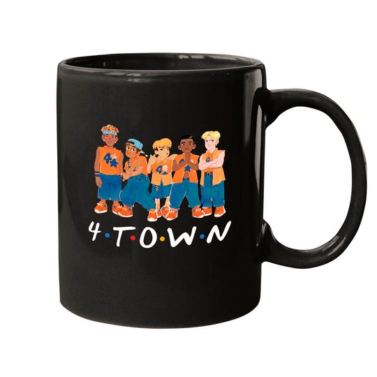 Turning Red 4 Town Mugs, 4 Town Turning Red Mugs, Disney Turning Red Mugs, Turning red friends Mugs, Turning Red Boy Band Mugs