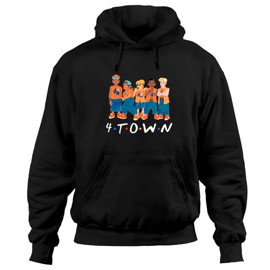 Turning Red 4 Town Hoodies, 4 Town Turning Red Hoodies, Disney Turning Red Hoodies, Turning red friends Hoodies, Turning Red Boy Band Hoodies