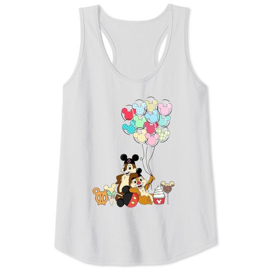Discover Disney Chip n Dale Tank Tops, Disney Balloons Tank Tops, Disney Snacks Tank Tops, Chip n Dale Snacks Tank Tops, Chip n Dale Balloons Tank Tops, Disneyland Tank Tops