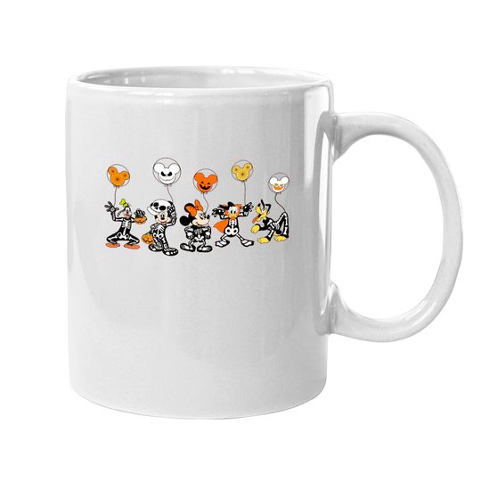 Disney Halloween Skeleton Mugs, Disney Halloween Matching Mugs