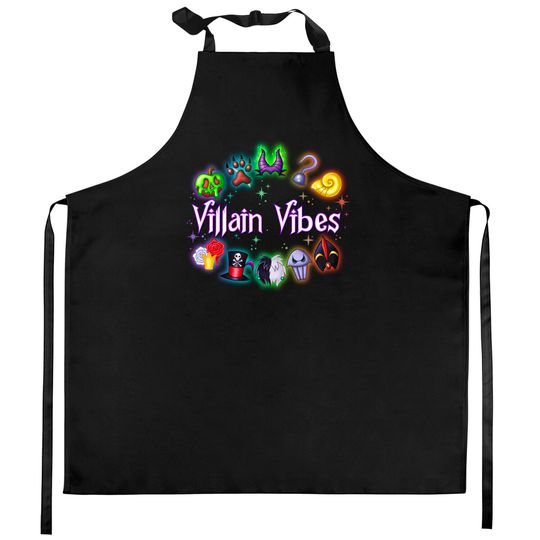 Villain Vibes - Disney Villains - Kitchen Aprons