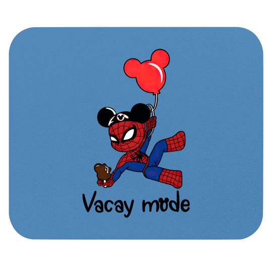 Disney Spider-Man Mouse Pads, Spider-Man Vacay Mode Mouse Pads, Spider-Man Balloon Mouse Pads, Spiderman Avengers Mouse Pads, Gift For Birthday Mouse Pads