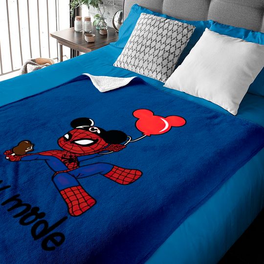 Disney Spider-Man Baby Blankets, Spider-Man Vacay Mode Baby Blankets, Spider-Man Balloon Baby Blankets, Spiderman Avengers Baby Blankets, Gift For Birthday Baby Blankets