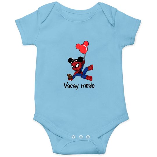 Disney Spider-Man Onesies, Spider-Man Vacay Mode Onesies, Spider-Man Balloon Onesies, Spiderman Avengers Onesies, Gift For Birthday Onesies