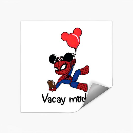 Disney Spider-Man Stickers, Spider-Man Vacay Mode Stickers, Spider-Man Balloon Stickers, Spiderman Avengers Stickers, Gift For Birthday Stickers