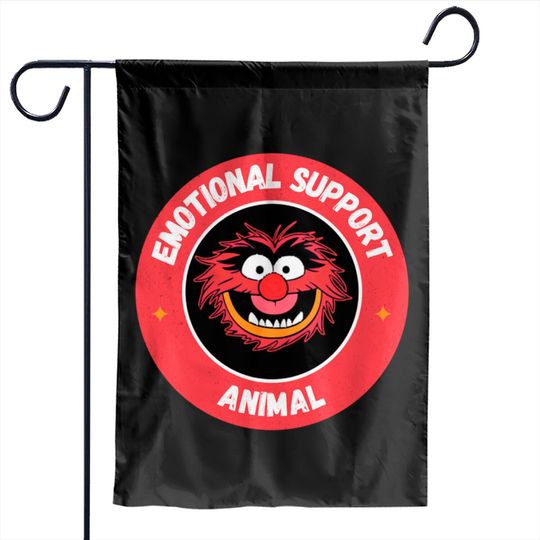 Muppets Emotional Support Animal - Emotional Support Animal - Garden Flags
