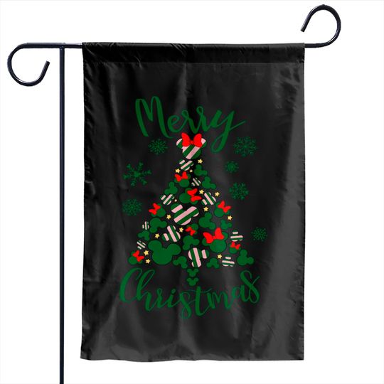 Disney Christmas 2021 Matching Family Custom Garden Flags