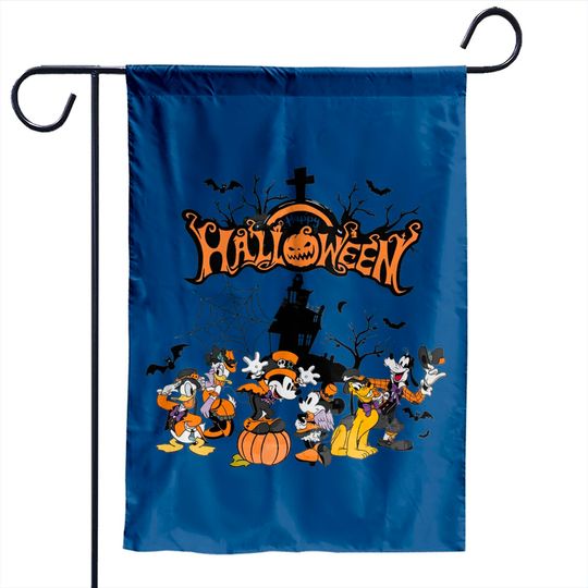Vintage Disney Halloween Garden Flags