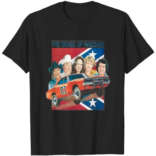The Dukes Of Hazzard T Shirt 80s TV Show Retro Family Comedy Action Gift Tee