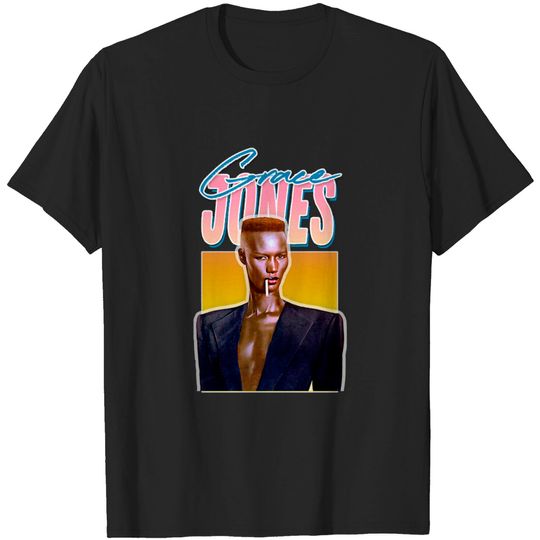 Grace Jones 80s Aesthetic Design - Grace Jones - T-Shirt