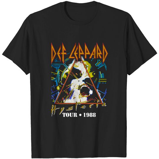 Def Leppard Hysteria Tour 1988 Rock and Roll Music Shirt
