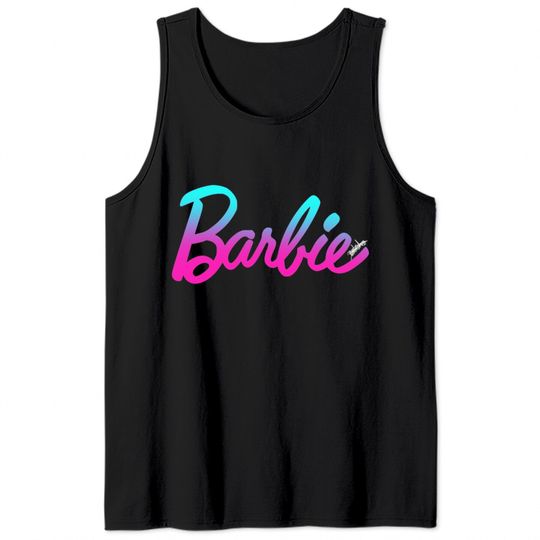 Barbie - Blue Shade logo - Barbie - Tank Tops