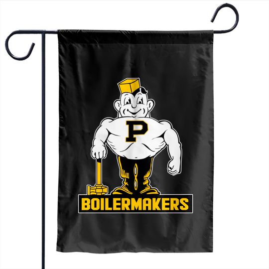 Vintage Boilermaker mascot - Purdue - Garden Flags