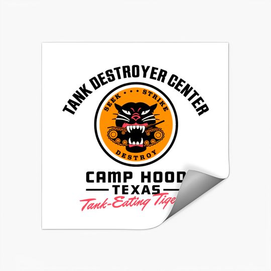 TANK DESTROYER CENTER - Military - Stickers