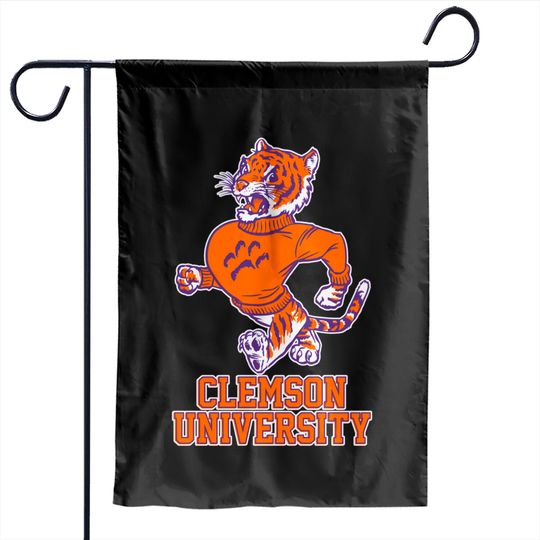 Vintage Tiger Mascot for Clemson - Clemson - Garden Flags