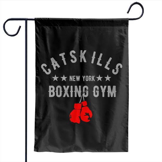 The Catskills New York NY Retro Boxing Gym Garden Flags
