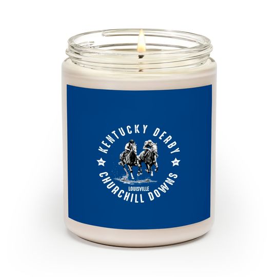 Vintage Kentucky Derby Churchill Downs Scented Candles