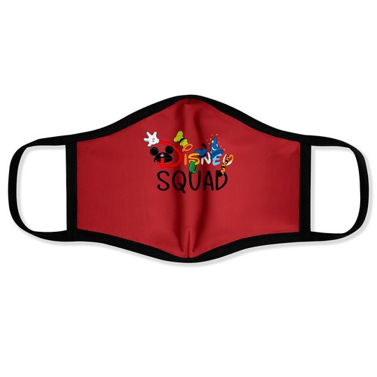 Discover Disney Squad Disney 2022 Trip Disney Vacation Family Face Masks