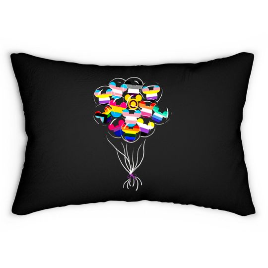 Disney Pride Balloon LGBT Lumbar Pillows