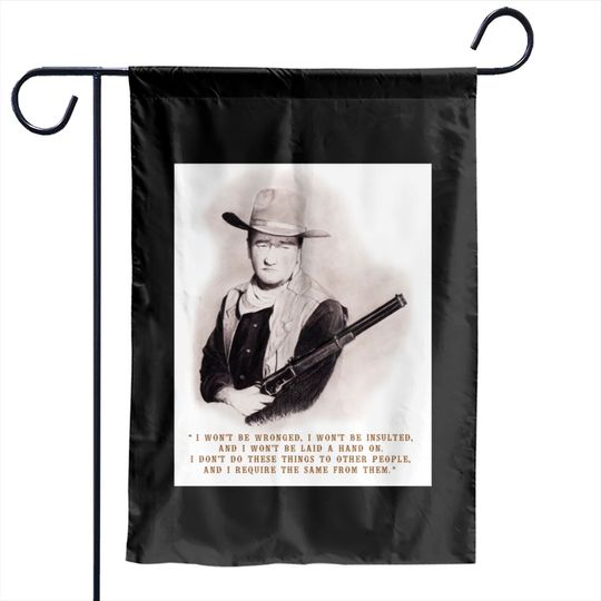 The Duke - John Wayne - Garden Flags