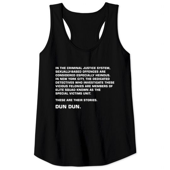 Law & order - Law And Order Svu - Tank Tops