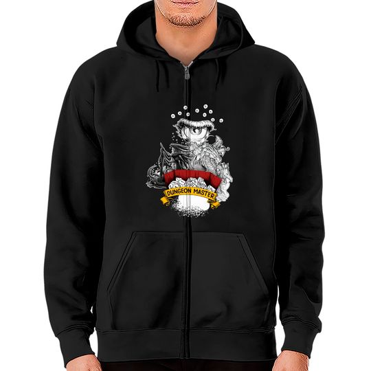 Dungeon Master Zip Hoodies|Dungeons and Dragons Zip Hoodies | Gifts for D&D Players