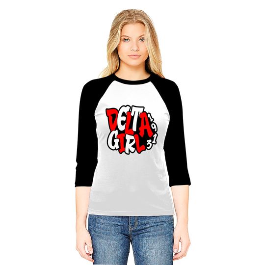 Delta Girl - Delta Sigma Theta - Baseball Tees