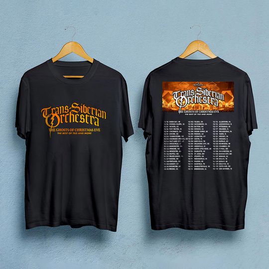 Trans-Siberian Orchestra The Ghost Of Christmas Eve Winter Tour Shirt