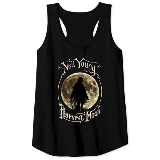Neil Young Harvest Moon Shirt, Neil Young Tank Tops, Country Rock Music Shirt