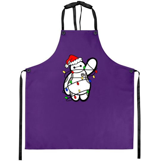 Baymax Christmas Lights - Aprons, Big Hero 6, Disney Christmas Aprons