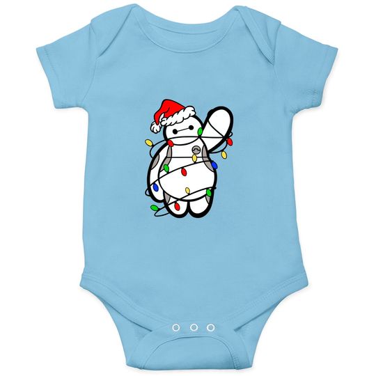Baymax Christmas Lights - Onesies, Big Hero 6, Disney Christmas Onesies