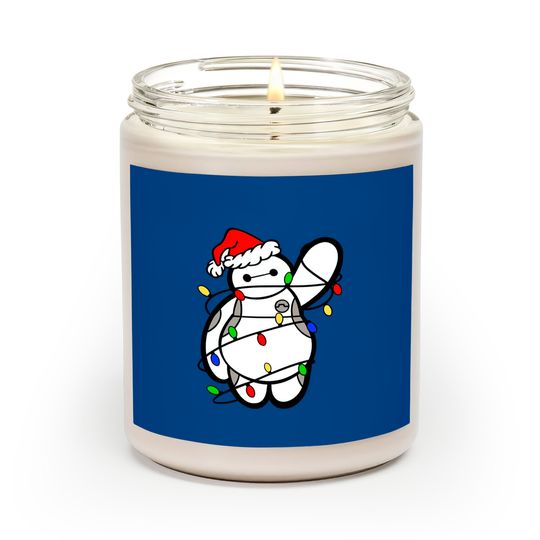 Baymax Christmas Lights - Scented Candles, Big Hero 6, Disney Christmas Scented Candles